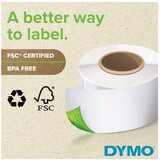 Dymo 89mm x 36mm címetikett, fehér, 260db/tek. | shoptok.hr