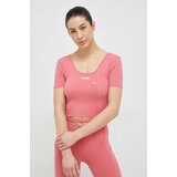 Guess Kratka majica ženski, roza barva | Shoptok.si