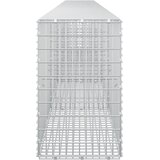  Gabion s žicom debljine 3,5 mm i mrežom 5x2,5 cm 450x30x50 cm | shoptok.hr