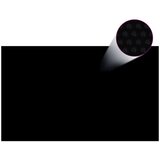 vidaXL Plavajoča PE solarna folija za bazen 1000x600 cm črna in modra | Shoptok.si