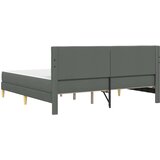  Okvir kreveta s madracem Tamno siva 180 x 200 cm tkanina | shoptok.hr