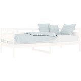  Dnevni ležaj bijeli od masivne borovine 90 x 200 cm | shoptok.hr