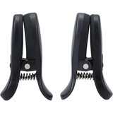Doc Johnson Merci Vibro Grippers Vibrating Nipple Clamps with Case Black | shoptok.hr