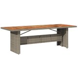  9-dijelni vrtni bistro set od poliratana s jastucima sivi | shoptok.hr