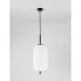 Nova Luce Bela/črna steklena viseča svetilka ø 22 cm Lato – | Shoptok.si