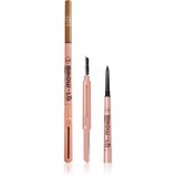J.Cat Beauty Brow-LA olovka za obrve sa četkicom nijansa 103 Medium Cool Brown 0.08 g Cijene