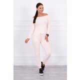 Kesi Double stripe set in powder pink | Shoptok.si