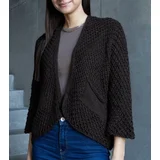 UR/CEO Brown open front cardigan Nira