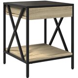  Noćni ormarić s beskonačnim LED boja hrasta sonome 40x40x49 cm | shoptok.hr