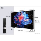 Tcl 55P69K TV 139.7 cm (55) 4K Ultra HD Smart TV Wi-Fi Black | shoptok.hr