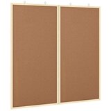 vidaXL Bilten tabla Rjava 80 x 80 x 1.4 cm Trdna borovina, (5000152813) | Shoptok.si