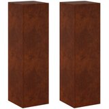 Stalak za biljke 2 pcs Rđa 30 x 30 x 100 cm Otporni čelik | shoptok.hr