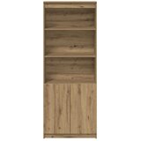  Visoka komoda artisan hrast 70x35x180 cm od konstruiranog drva | shoptok.hr
