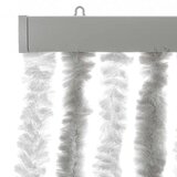  Zastor protiv muha svjetlosivi i bijeli 56x185 cm od šenila | shoptok.hr