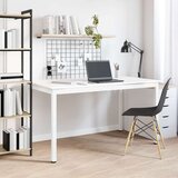  Jedilna miza Bela 140 x 80 x 75 cm Masivno borovo les, (5000268958) | Shoptok.si