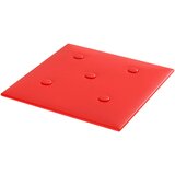  Zidna uzglavlja 12 pcs Crvena 30 x 30 cm Lažna koža | shoptok.hr