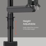 Vogels MOMO2237B,nosač za ekrane do 34" sa pomakom 180° i nagib -20°/+105°,10kg | shoptok.hr