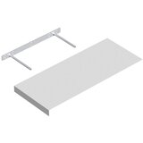 REGALUX Polica XL4 (3,8 x 60 x 24 cm, nosilnost: 12 kg, bela) Cene