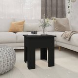 vidaXL Klubska mizica črna 40x40x42 cm iverna plošča | Shoptok.si