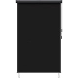 Rolo zavjesa Crna 80 x 250 cm Tkanina i aluminij | shoptok.hr