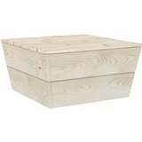 The Living Store Vrtna miza 60x60x30 cm impregnirana smrekovina - Vrtna Miza, (21458863) Cene