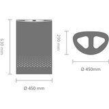 Brabantia Bijela metalna košara za rublje 55 l Selector – | shoptok.hr