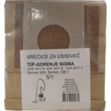 SAALPAK VREĆICE ZA USISIVAČ 5/1 BOMAN 929, SIGMA  SAALPAK VREĆICE ZA USISIVAČ 5/1 BOMAN 929, SIGMA Slike