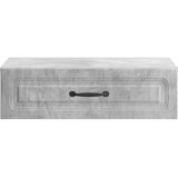 Stolna Stenska stranska miza Betonsko siva 59 x 34,5 x 17 cm, (5000232481) | Shoptok.si