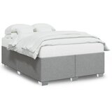 vidaXL Okvir za krevet bez madraca svjetlosivi 140 x 190 cm od tkanine Cijene