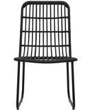  3-dijelni bistro set od poliratana crni | shoptok.hr