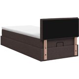  Krevet od pjene s madracem i LED-om Tamno smeđa 100 x 200 cm - Tamno smeđa 100 x 200 cm Dizajn linija | shoptok.hr
