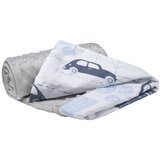 Medi Partners Blanket 75x100 cotton + minky – Retro Cars + gray Minky Cijene