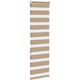 vidaXL zebra senčilo peščeno rjava 40x150 cm tkanina širina 35,9 cm | Shoptok.si