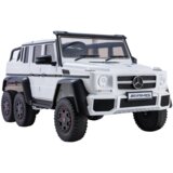  Licencirani auto na akumulator G63 6x4 24V - bijeli Cijene