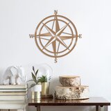 Wallity Zidna dekoracija Compass, 55x55 cm, 1.5 mm, Bakar Cene
