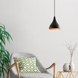 Opviq lights Črna viseča svetilka s kovinskim senčnikom ø 22 cm Berceste – | Shoptok.si