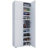 MID.YOU omara za čevlje lona xxl, bela | Shoptok.si