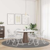  Sklopiva stolica 8 pcs Bijeli 48 x 43 5 x 81 cm Lažna koža - Bijeli 8 | shoptok.hr