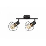 Rabalux plafonjera fran E27 2x max 40W mat crno (71066) Cene