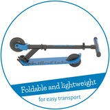 Chillafish Sklopivi trotinet Flexxi Glow 2 svetleća točka do 50kg plava | Eponuda.com
