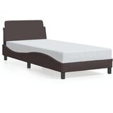 Maison Chic Posteljni okvir - Enojna postelja - Postelja za odrasle brez vzmetnice temno rjav 90x190 cm blago-J7782, (21765768) | Shoptok.si