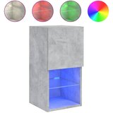  The Living Store TV omarica z LED lučkami betonsko siva 30,5x30x60 cm - TV Omarica, (21499052) | Shoptok.si