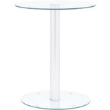 vidaXL stolić za kavu prozirni 40 cm od kaljenog stakla | shoptok.hr