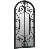  Ogledalo crno 100 x 45 cm željezno za unutarnju upotrebu | shoptok.hr