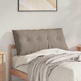  Jastuk za leđa Sivo-smeđa 100 x 50 cm Mikrofiber tkanina | shoptok.hr