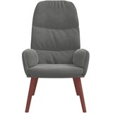  Opuštajuća fotelja tamno siva baršunasta | Shoptok.si