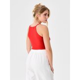 Sinsay Crop top u stilu negližea | shoptok.hr