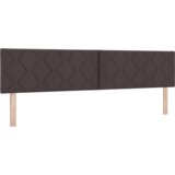  Krevet s opruga kutije Tamno smeđa 200 x 200 cm Tkanina i Pjena | shoptok.hr