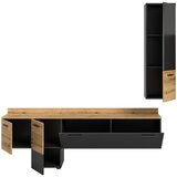 Livetastic dnevni regal, siva, barve hrasta | Shoptok.si