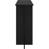 Konzolni stol Crni hrast 100 x 30 x 75 cm Konstruirano drvo | Shoptok.si